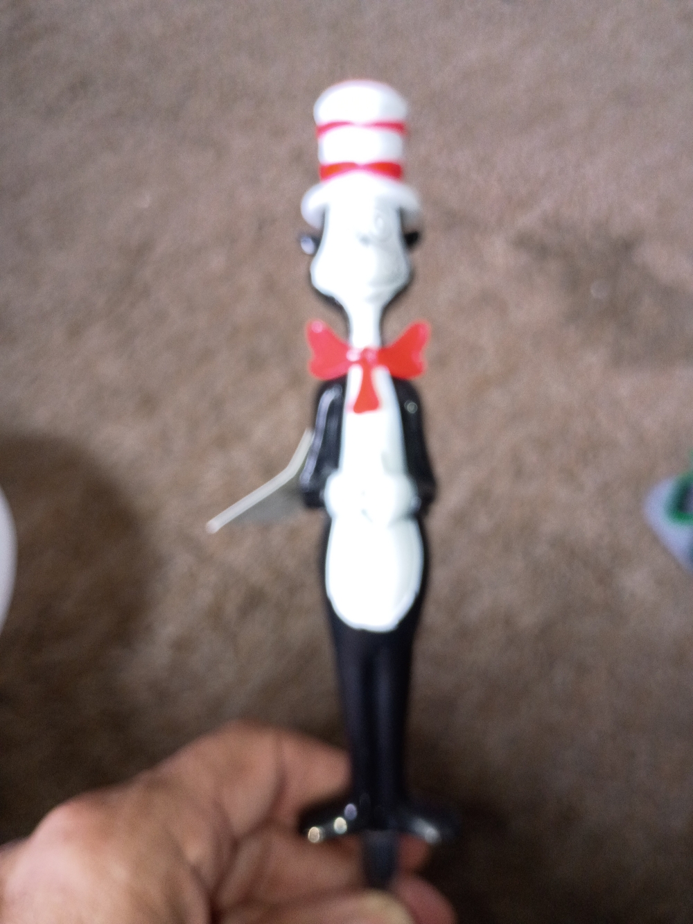 Dr. Seuss Cat in the Hat Red, White & Black Figurine
